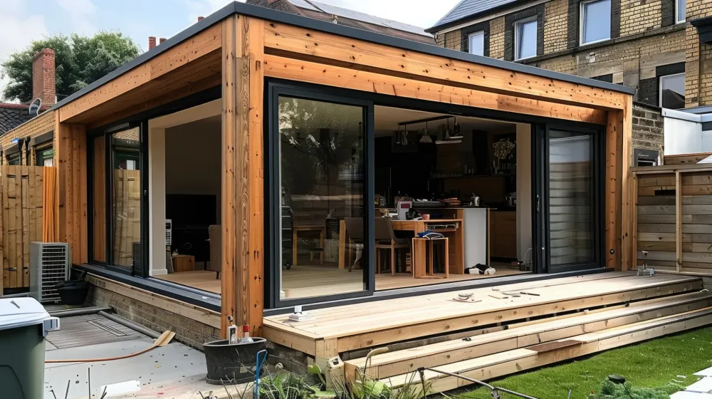Extension bois à Couturelle